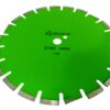 Tarcza diamentowa do cięcia ASFALTU 350mm x 25,4mm PREMIUM skośna zielona (1)